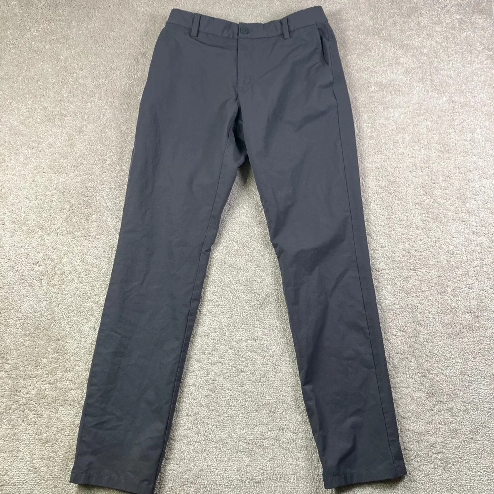 Vineyard Vines On The Go Pants Men's 30x32 Gray Stretch Performance Travel Golf